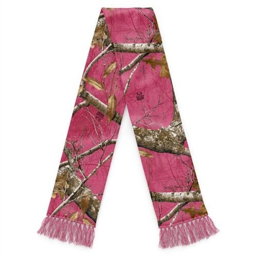 Camouflage Fan Scarf With Tassel, 150 GSM