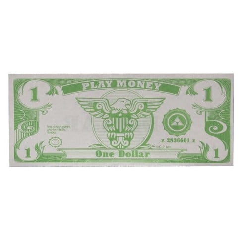 $1 Play Money