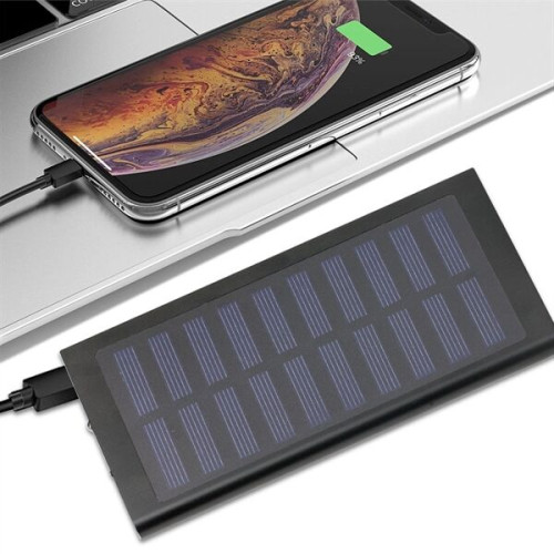 8000mAh Solar Power Bank With Two USB Output