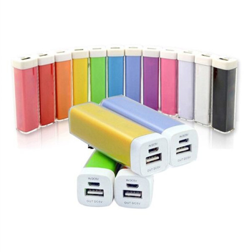 Acrylic Galaxie USA Decorated Power Bank with Cable