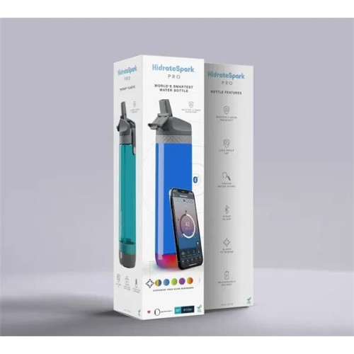 HidrateSpark® 21 oz. PRO with Straw Lid, Full Color Digital