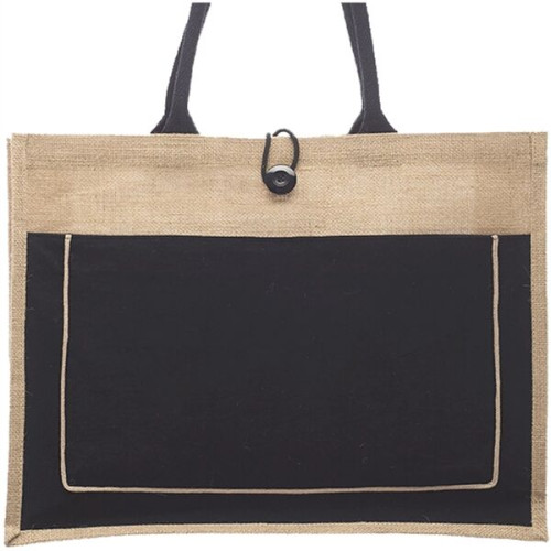 Cotton Pocket Jute Tote Bags