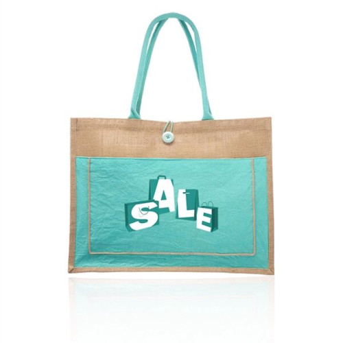 Cotton Pocket Jute Tote Bags