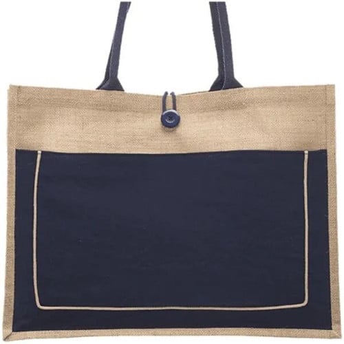 Cotton Pocket Jute Tote Bags