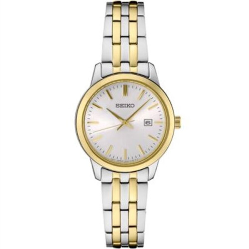 Seiko Ladies' Essentials Collection Two-tone, White dial