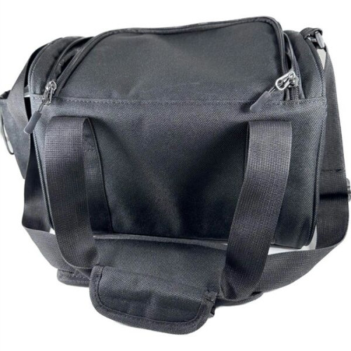 12-Can Cooler Double Zipper Bag & Zip Pocket Bottle Holder