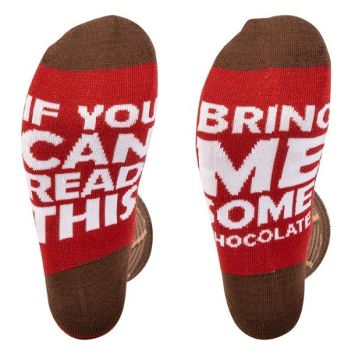 ACE If You Can Read This,Bring Me Some Chocolate Dress Socks