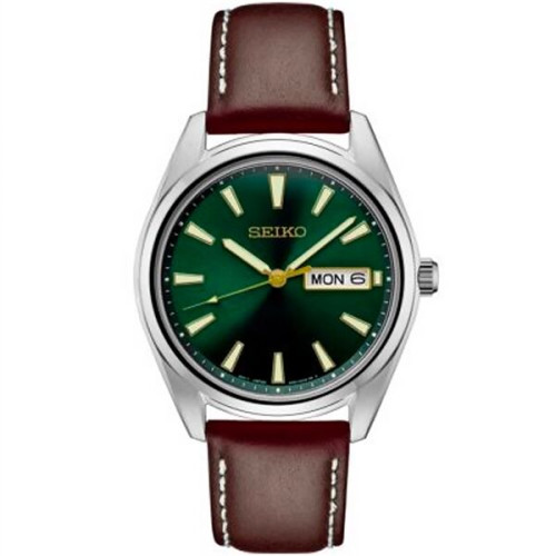 Seiko Mens Essential SS Green Dial