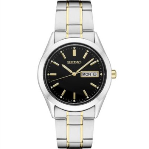 Seiko Mens Essential TT Black Dial