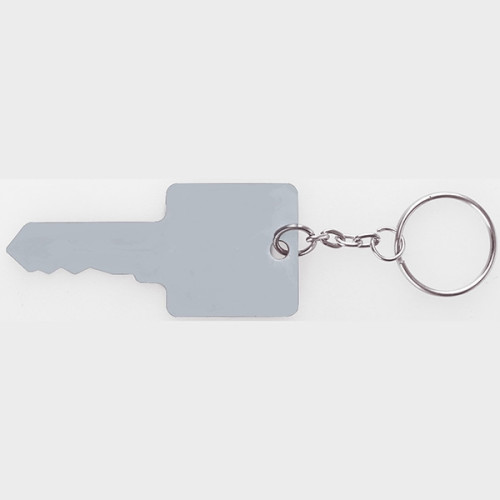 Key Shaped Metal Tag Ring