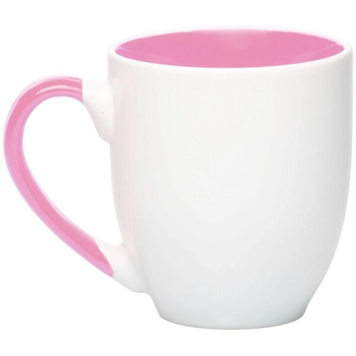 16 oz. Miami Two-Tone Bistro Custom Ceramic Mugs