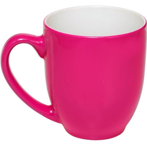 16 oz. Flourescent Bistro Two Tone Coffee Mugs