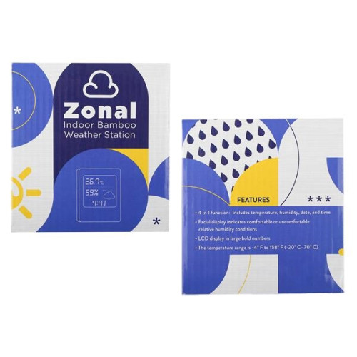 Zonal Indoor Bamboo Weather Station
