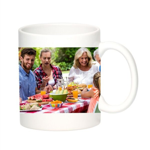 11 oz. Full Color Glossy Custom Photo Ceramic Mugs