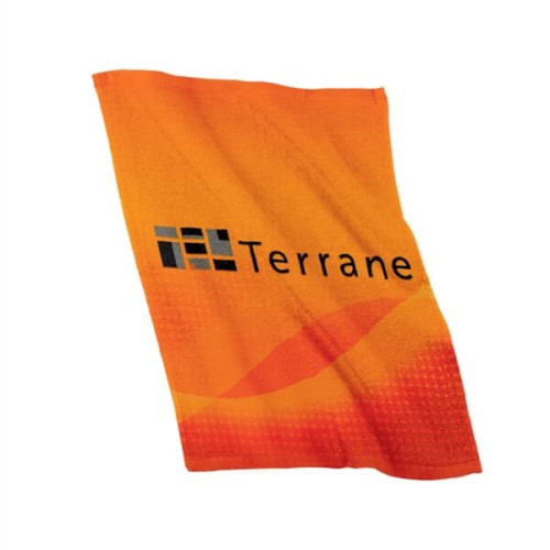 Sports Rally Towel w/ Full Bleed Custom Sublimation