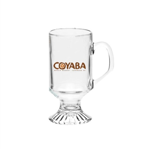 10 oz. ARC Footed Sports Custom Glass Mug
