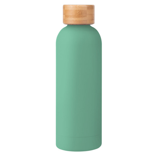 17 Oz. Blair Recycled Stainless Steel Bottle With Bamboo Lid