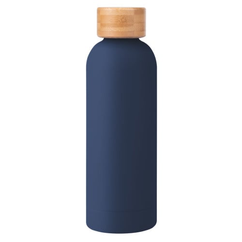 17 Oz. Blair Recycled Stainless Steel Bottle With Bamboo Lid