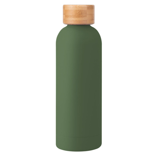 17 Oz. Blair Recycled Stainless Steel Bottle With Bamboo Lid