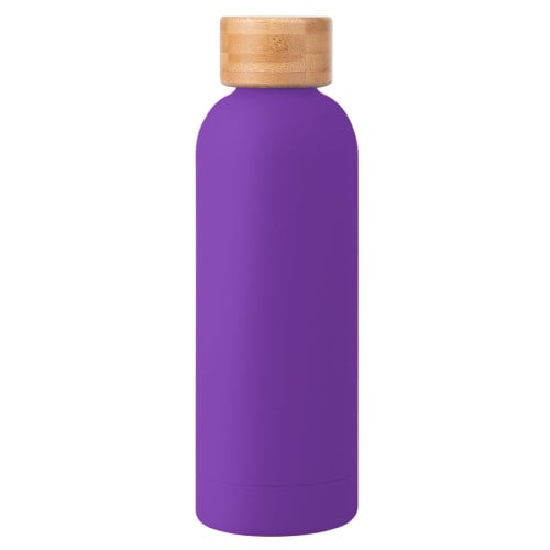 17 Oz. Blair Recycled Stainless Steel Bottle With Bamboo Lid