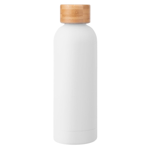 17 Oz. Blair Recycled Stainless Steel Bottle With Bamboo Lid