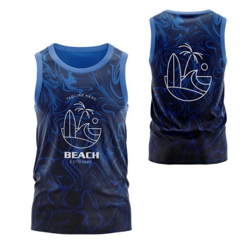 Unisex 150 GSM Pinhole Mesh Performance Sublimation Tank Top