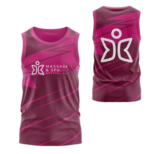 Unisex 150 GSM Pinhole Mesh Performance Sublimation Tank Top