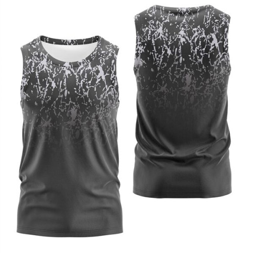 Unisex 150 GSM Pinhole Mesh Performance Sublimation Tank Top