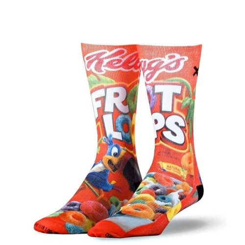 Below the calf sublimated full color crew socks, 200 needle