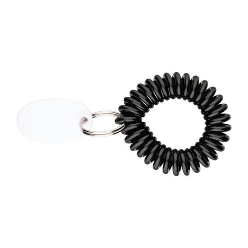 EVA Bracelet Wrist Coil w/Tag Keyring
