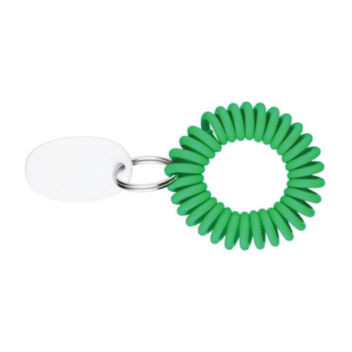 EVA Bracelet Wrist Coil w/Tag Keyring