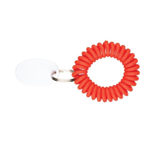 EVA Bracelet Wrist Coil w/Tag Keyring