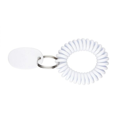 EVA Bracelet Wrist Coil w/Tag Keyring