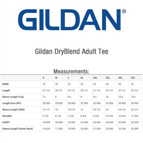 Gildan 6.1 oz 100% Preshrunk Cotton T-shirt