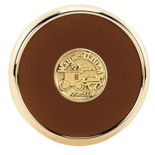 JAFFA® Round Brass Coaster
