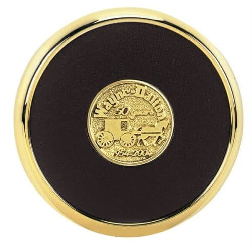 JAFFA® Round Brass Coaster