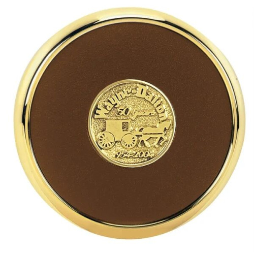 JAFFA® Round Brass Coaster