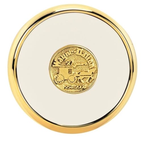 JAFFA® Round Brass Coaster