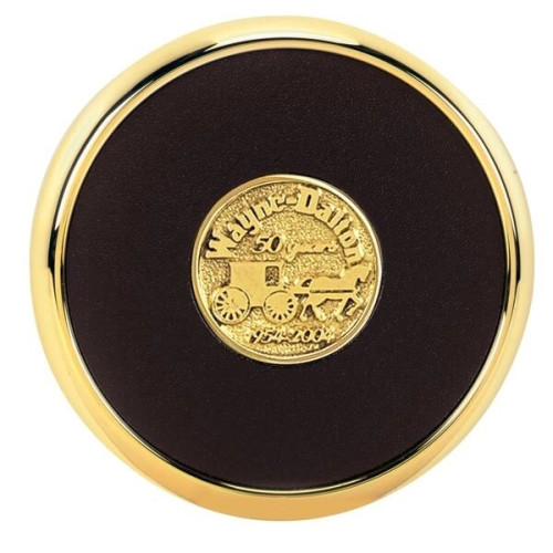 JAFFA® Round Brass Coaster
