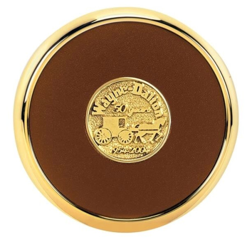 JAFFA® Round Brass Coaster