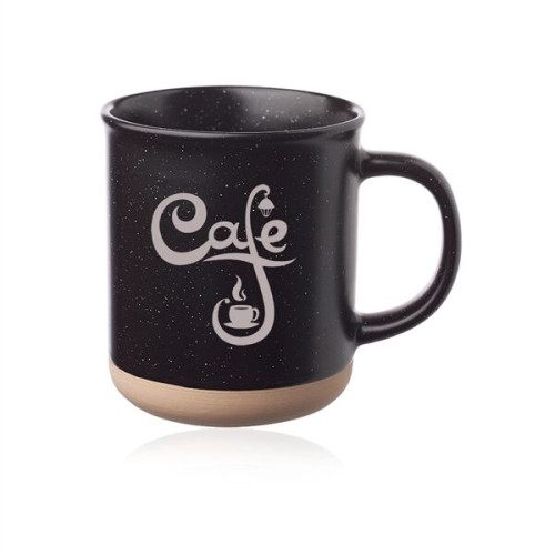 13.5 oz. Aurora Speckled Clay Coffee Mug