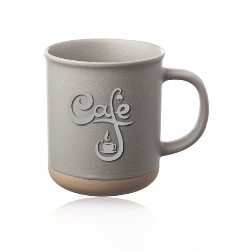 13.5 oz. Aurora Speckled Clay Coffee Mug