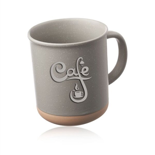 13.5 oz. Aurora Speckled Clay Coffee Mug