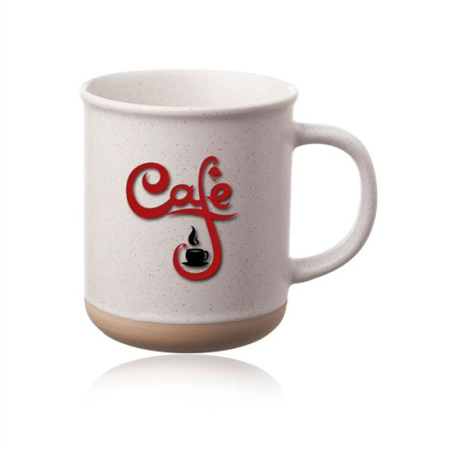 13.5 oz. Aurora Speckled Clay Coffee Mug