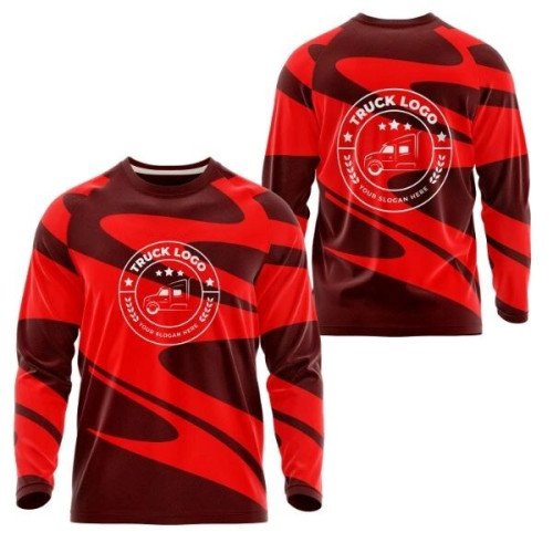 Unisex 150 GSM Interlock Long Sleeve Sublimation T-Shirt