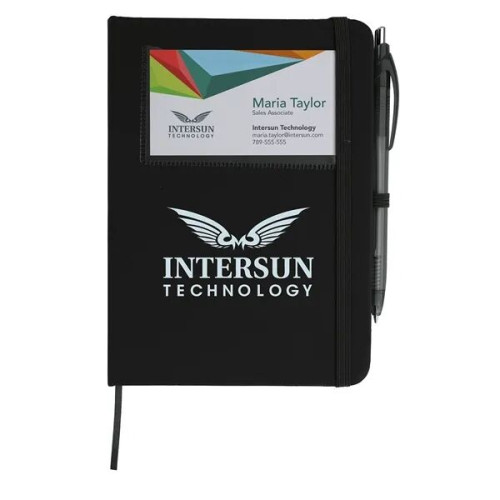 Good Value™ Value Card Pocket Notebook with Element Slim Pen