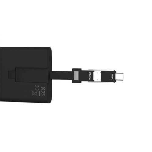 SCX Design™ All-in-One Power Bank 3000 mAh