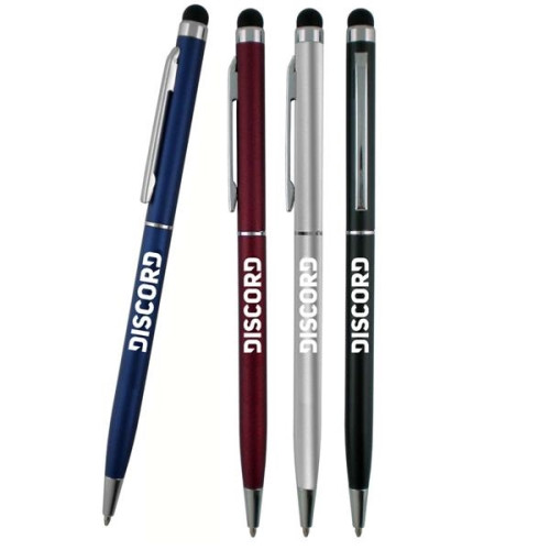 Metallic Slim Twister Stylus Pen