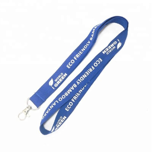 3/4" Recycled PET Lanyard Custom Imprint ID Badge Holder