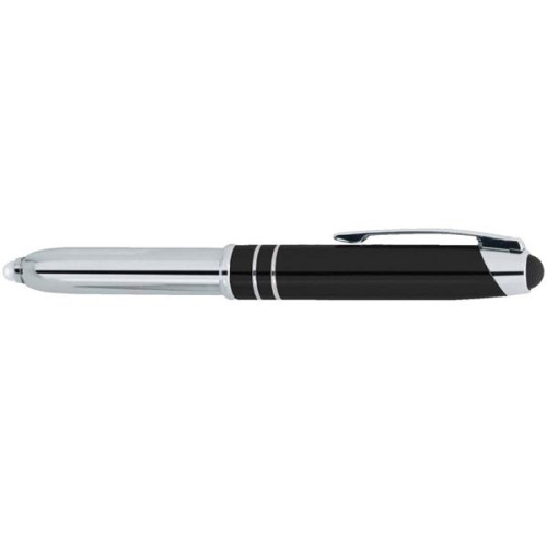 Flashlight LED Metal Stylus Pen
